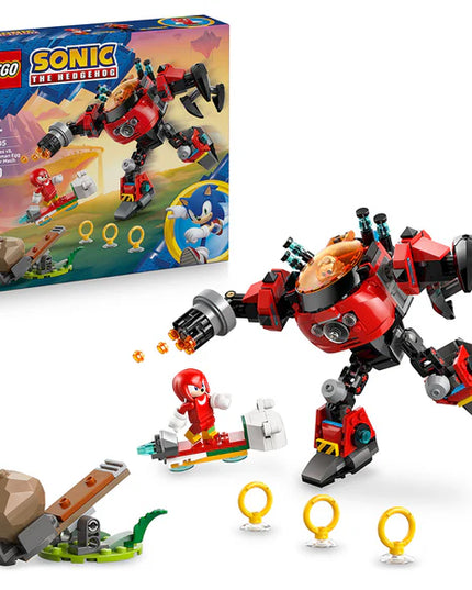 LEGO® Sonic the Hedgehog™ Knuckles vs. Dr. Eggman Egg Crusher Mech Toy Set 77005