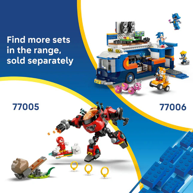 LEGO® Sonic the Hedgehog™ Team Sonic Command Truck Toy Gaming Merch 77006