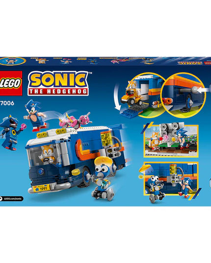 LEGO® Sonic the Hedgehog™ Team Sonic Command Truck Toy Gaming Merch 77006