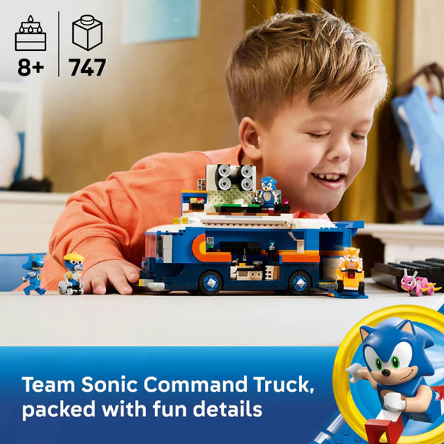 LEGO® Sonic the Hedgehog™ Team Sonic Command Truck Toy Gaming Merch 77006