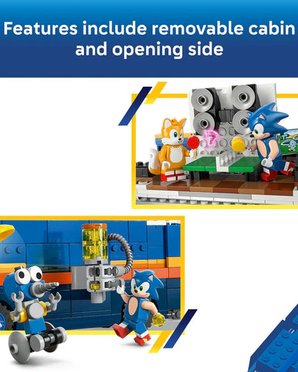 LEGO® Sonic the Hedgehog™ Team Sonic Command Truck Toy Gaming Merch 77006