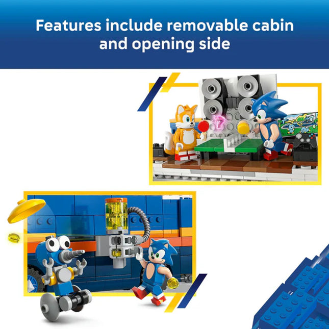 LEGO® Sonic the Hedgehog™ Team Sonic Command Truck Toy Gaming Merch 77006