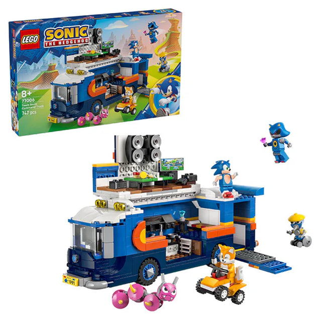 LEGO® Sonic the Hedgehog™ Team Sonic Command Truck Toy Gaming Merch 77006
