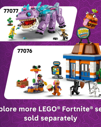 LEGO® Fortnite® Peely & Sparkplug’s Camp Video Game Building Set 77075