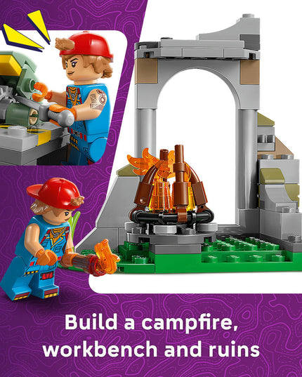 LEGO® Fortnite® Peely & Sparkplug’s Camp Video Game Building Set 77075