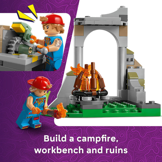 LEGO® Fortnite® Peely & Sparkplug’s Camp Video Game Building Set 77075