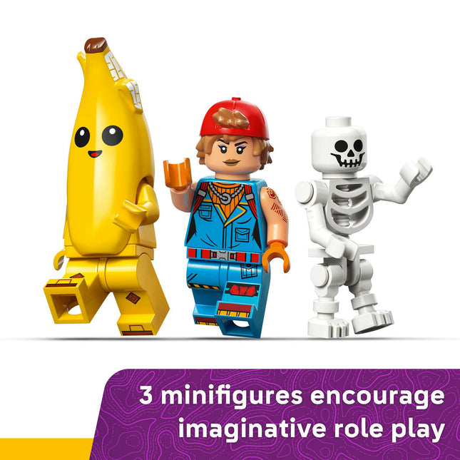LEGO® Fortnite® Peely & Sparkplug’s Camp Video Game Building Set 77075