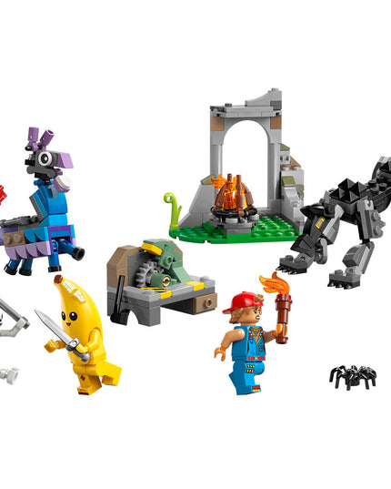 LEGO® Fortnite® Peely & Sparkplug’s Camp Video Game Building Set 77075