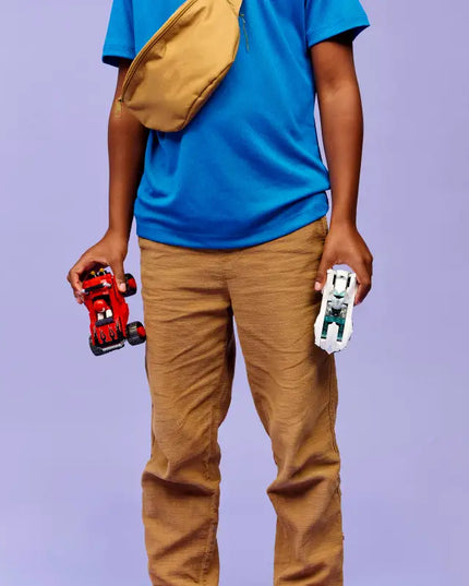 LEGO® Sonic the Hedgehog™ Silver’s Car vs. Knuckles’ Monster Truck Building Toy 77118