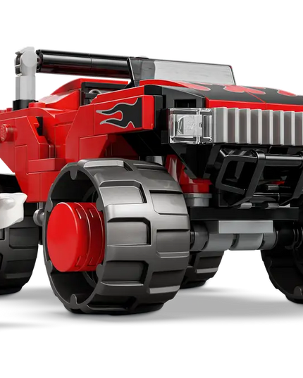 LEGO® Sonic the Hedgehog™ Silver’s Car vs. Knuckles’ Monster Truck Building Toy 77118