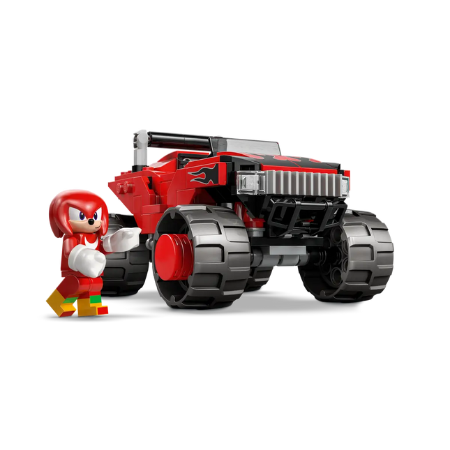 LEGO® Sonic the Hedgehog™ Silver’s Car vs. Knuckles’ Monster Truck Building Toy 77118