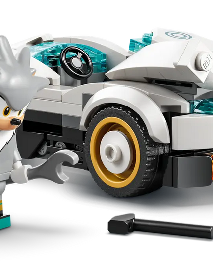 LEGO® Sonic the Hedgehog™ Silver’s Car vs. Knuckles’ Monster Truck Building Toy 77118