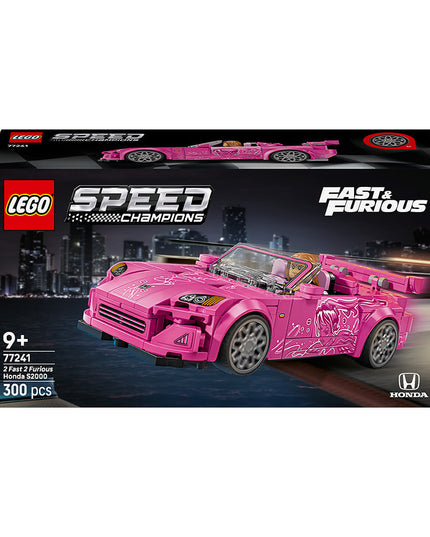 LEGO® Speed Champions 2 Fast 2 Furious Honda S2000 Pink Car Toy 77241