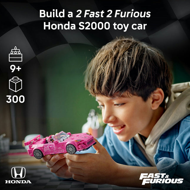 LEGO® Speed Champions 2 Fast 2 Furious Honda S2000 Pink Car Toy 77241