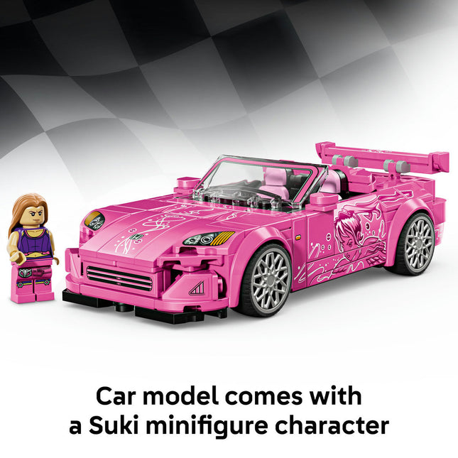 LEGO® Speed Champions 2 Fast 2 Furious Honda S2000 Pink Car Toy 77241