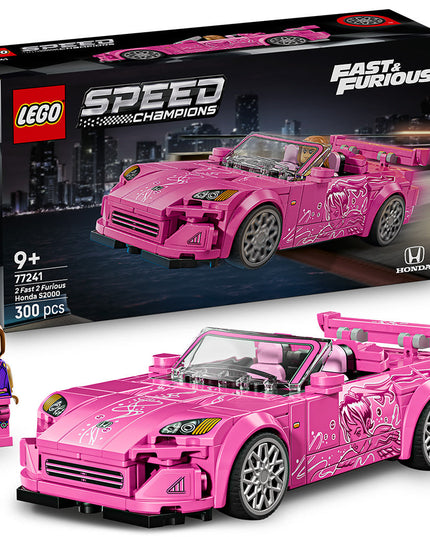 LEGO® Speed Champions 2 Fast 2 Furious Honda S2000 Pink Car Toy 77241