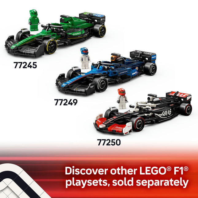 LEGO® Speed Champions KICK Sauber F1® Team C44 Race Car Toy Vehicle 77247