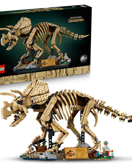 LEGO® Jurassic World Dinosaur Fossils: Triceratops Model Building Kit 77985