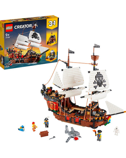 LEGO® Creator 3in1 Pirate Ship Toy Model Building Kit 31109
