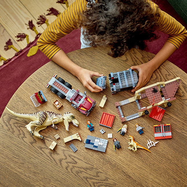 LEGO® Jurassic World T. rex & Atrociraptor Dinosaur Breakout 76948