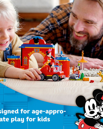 LEGO® ǀ Disney Mickey and Friends – Mickey & Friends Fire Truck & Station Building Kit 10776