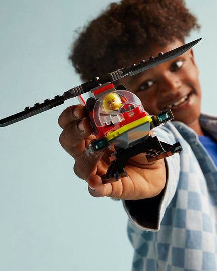 LEGO® City Fire Rescue Helicopter Building Toy 60411