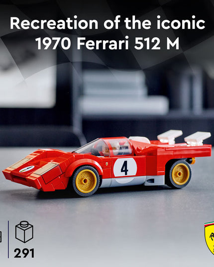 LEGO® Speed Champions 1970 Ferrari 512 M Building Kit 76906