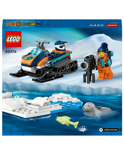 LEGO® City Arctic Explorer Snowmobile Building Toy Set 60376