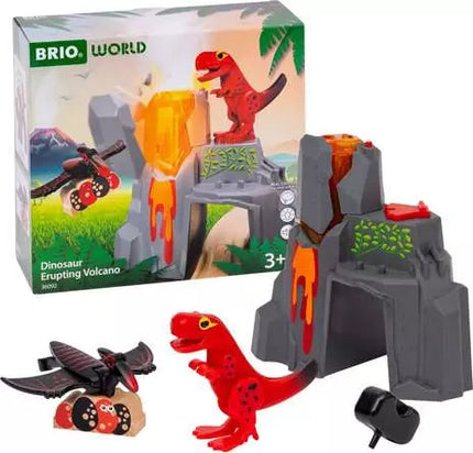 BRIO DINOSAUR ERUPTING VOLCANO