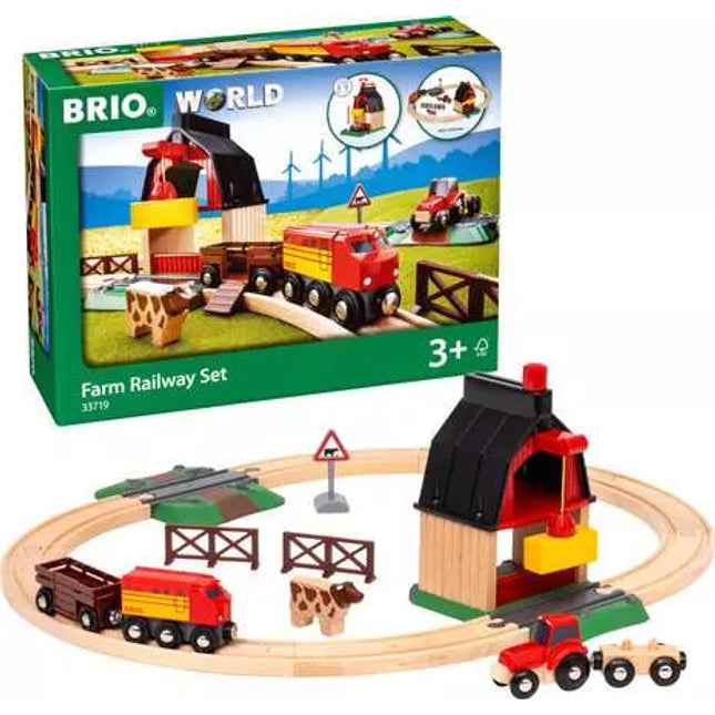 BRIO FARM RAILWAY SET