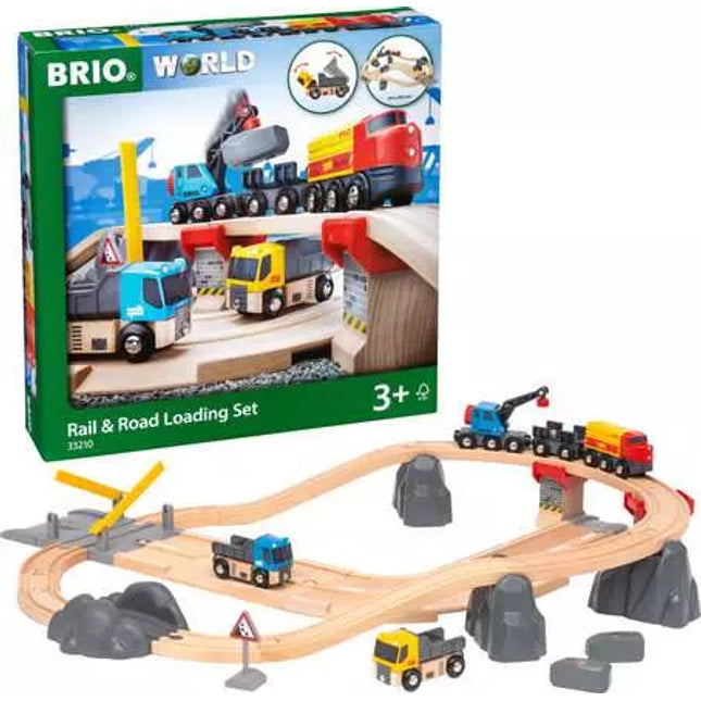 BRIO RAIL & ROAD LOADING SET