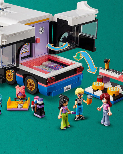 LEGO® Friends Pop Star Music Tour Bus Toy Set 42619