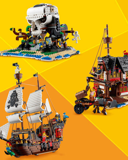 LEGO® Creator 3in1 Pirate Ship Toy Model Building Kit 31109