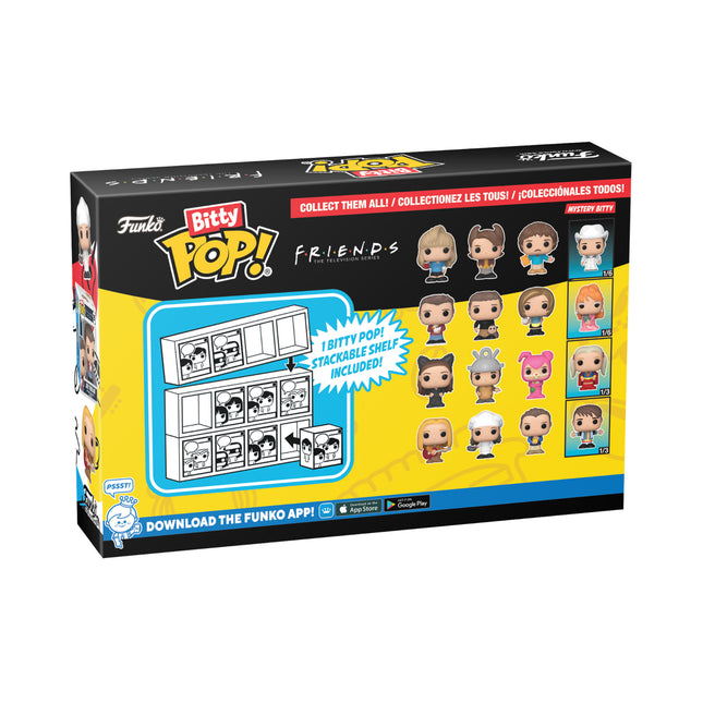 FUNKO BITTY POP!:FRIENDS-JOEY 4PK