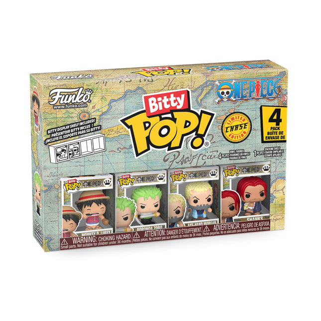 FUNKO BITTY POP!:ONE PIECE-LUFFY 4PK