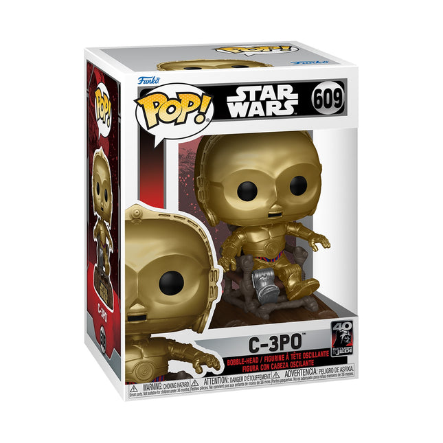 FUNKO POP!SW:ROTJ 40TH-C3P0 IN CHAIR