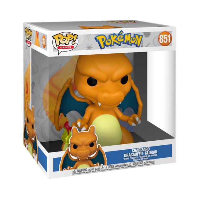 FUNKO POP! JUMBO:POKEMN-CHARZD(EMEA)10IN