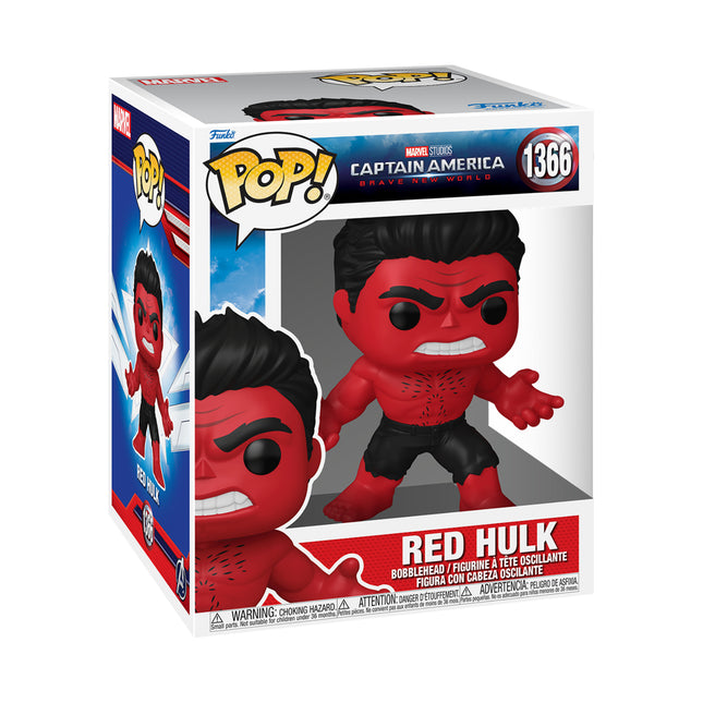 FUNKO POP! SUPER:CA BNW-RED HULK 6IN