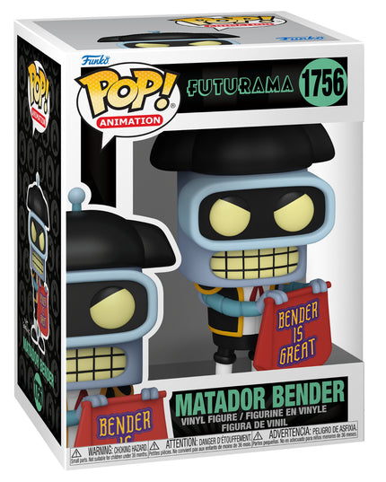 FUNKO POP!:FUTURAMA S4-BENDER (MATADOR)