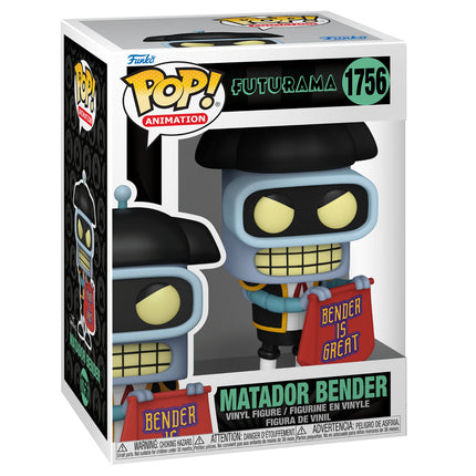 FUNKO POP!:FUTURAMA S4-BENDER (MATADOR)