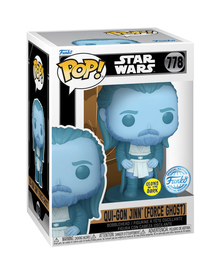 FUNKO POP!:SW OW-QUI-GON GHST(GW)(EX)