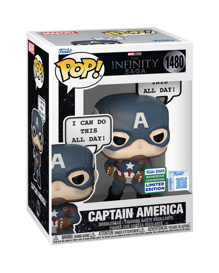 FUNKO POP!:MARVEL I.S CAPTAIN AMERICA MEME (EX)