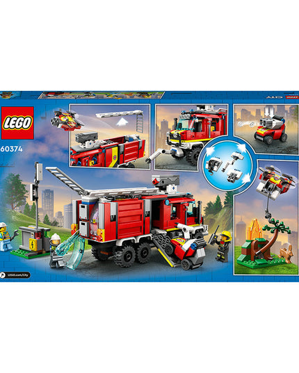 LEGO® City Fire Command Unit Building Toy Set 60374
