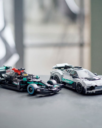 LEGO® Speed Champions Mercedes-AMG F1 W12 E Performance & Mercedes-AMG Project One 76909