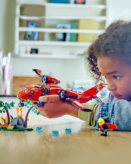 LEGO® City Fire Rescue Plane Building Toy Set 60413