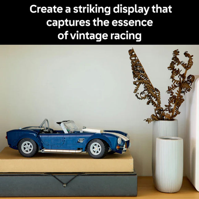 LEGO® ICONS Shelby Cobra 427 S/C Collectible Model Car Kit for Adults 10357