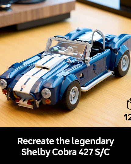 LEGO® ICONS Shelby Cobra 427 S/C Collectible Model Car Kit for Adults 10357