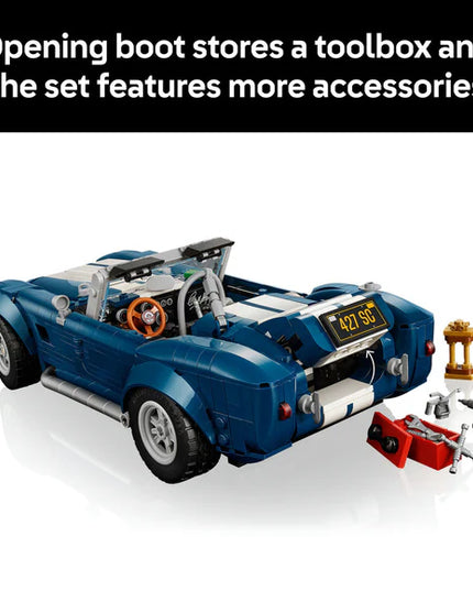 LEGO® ICONS Shelby Cobra 427 S/C Collectible Model Car Kit for Adults 10357