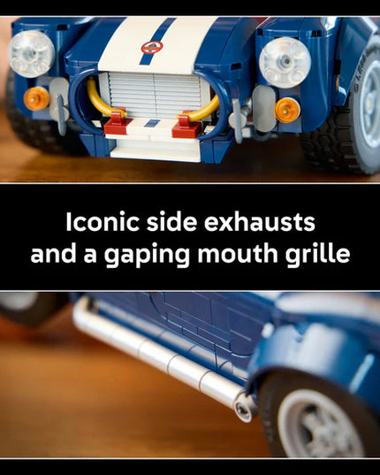 LEGO® ICONS Shelby Cobra 427 S/C Collectible Model Car Kit for Adults 10357