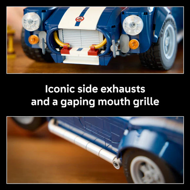 LEGO® ICONS Shelby Cobra 427 S/C Collectible Model Car Kit for Adults 10357